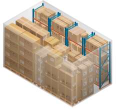 5 by 3 metre storage unit