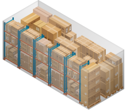 7 by 3 metre storage unit